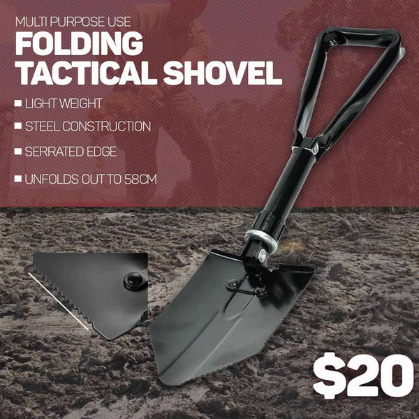 Kalahari Folding Camp Shovel Rockarmor Northern NSW