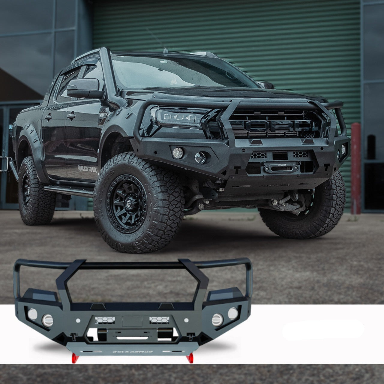 Rockarmor GT Bull Bar suits PX2 / PX3 Ford Ranger & Wildtrak ...