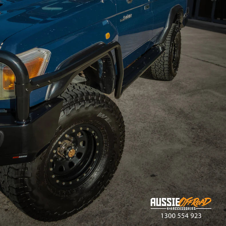 M Bar Side Rails Brush Bar Side Rails Suits: 75/76/78/79 Series Landcruiser – Rockarmor ...