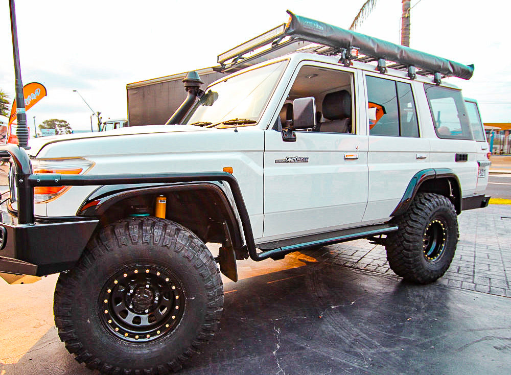 76 Series Rims 76 Series Landcruiser Wagon & 79 Series Dual Cab Rockarmor Rocksliders ...